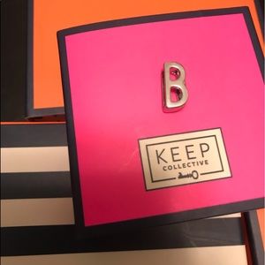 KEEP COLLECTIVE - Silver Letter B